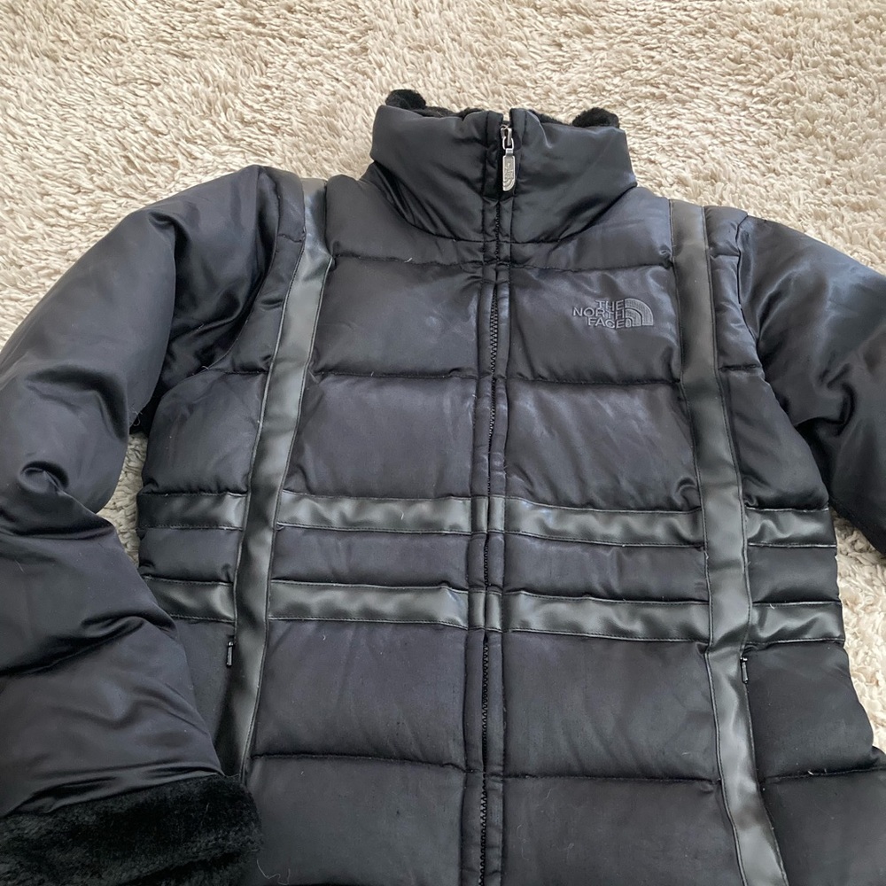 Black north face 550 bomber jacket small